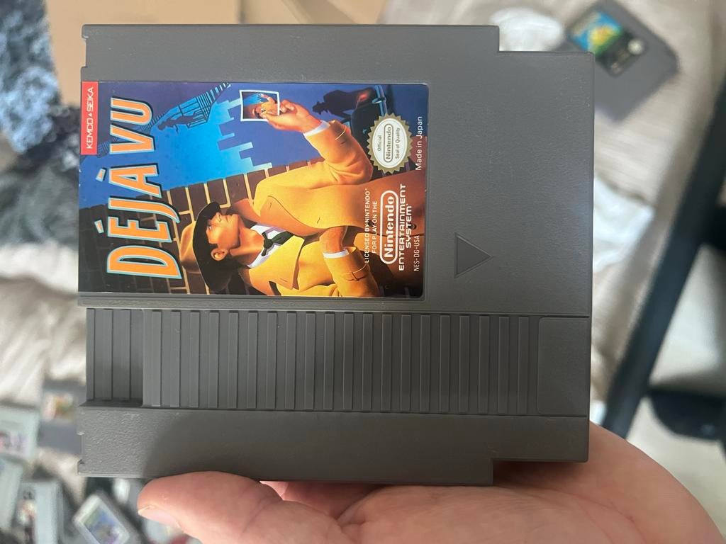 Déjà Vu NES Game - Klassiek Avontuur voor Nintendo, Gebruikt, 1 speler, Vanaf 7 jaar, Ophalen