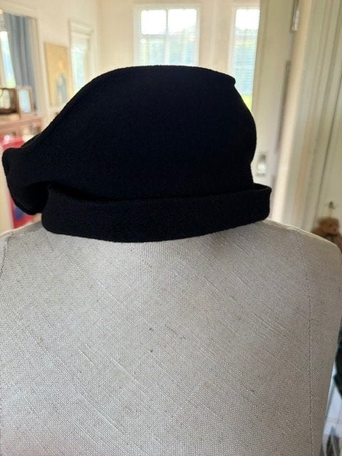George Rech bijzondere baret zwarte wol, nieuw, George Rech, Ophalen of Verzenden, Nieuw