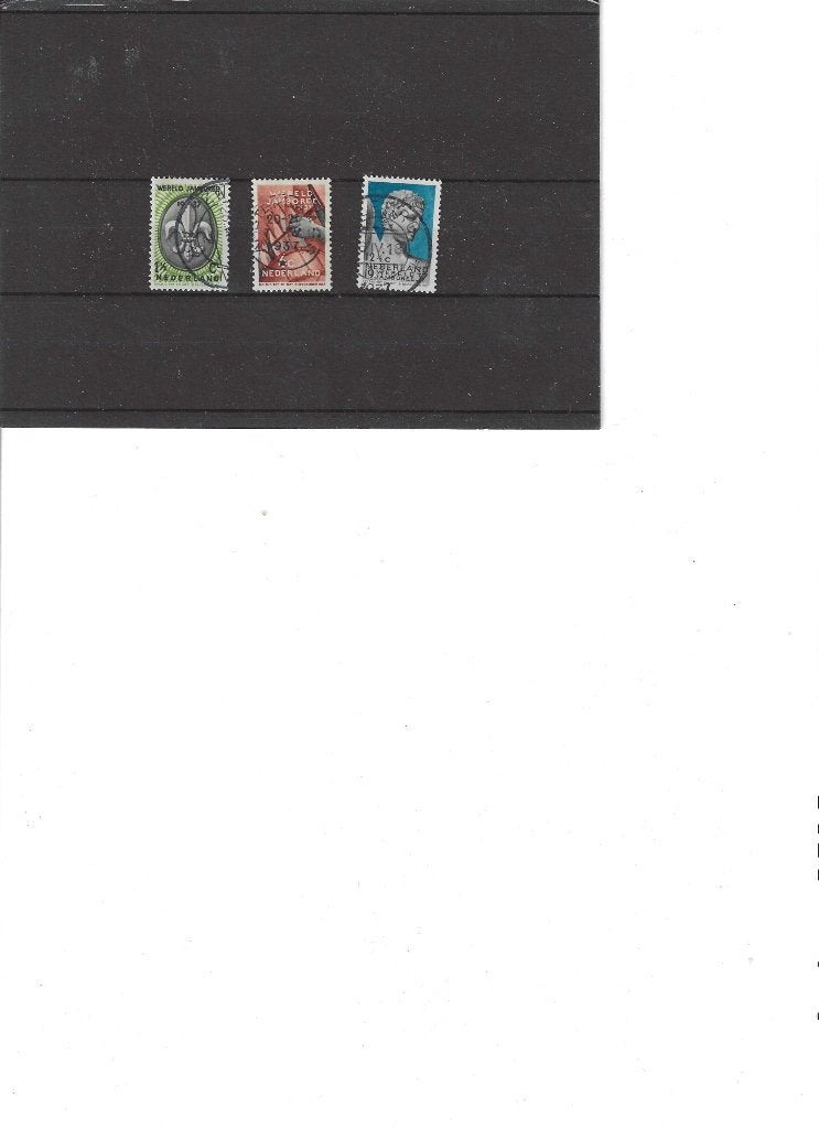 293-295 Wereld jamboree Vogelenzang. Gestempeld, Ophalen of Verzenden, T/m 1940, Gestempeld