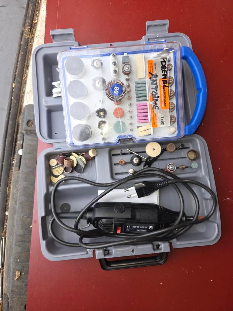 Dremel Multi met accessoires in koffer, Ophalen of Verzenden, Gebruikt