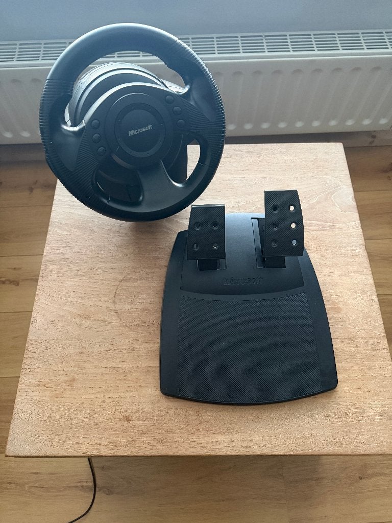 Microsoft Sidewinder stuur, Ophalen, Gebruikt, Logitech