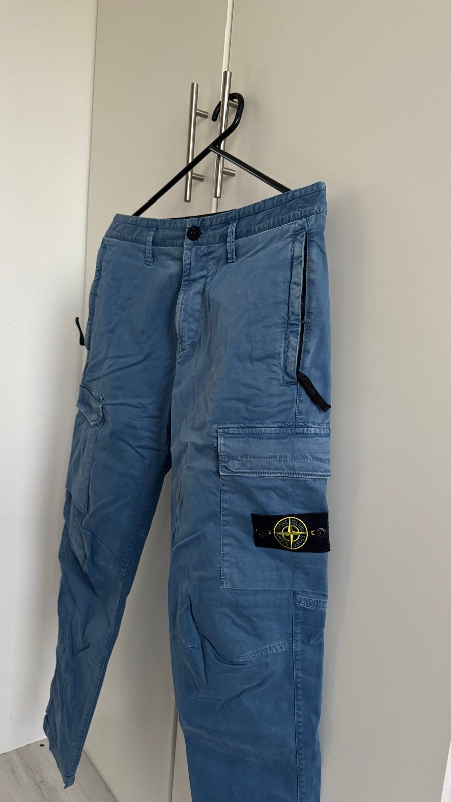 Stone Island Cargo Broek - Blauw - Maat 29, Verzenden, Zo goed als nieuw, Maat 46 (S) of kleiner, Blauw