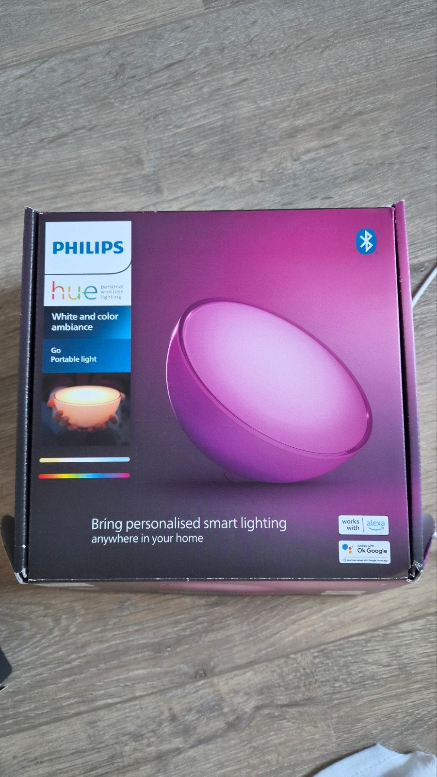 Philips Hue Go Draagbare Tafellamp, Ophalen, Zo goed als nieuw, Philips