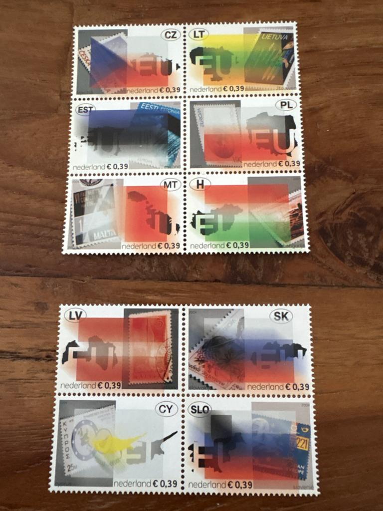 Nederland 2004 - Uitbreiding EU - Postfris, Postzegels en Munten, Postzegels | Nederland, Verzenden, Na 1940, Postfris