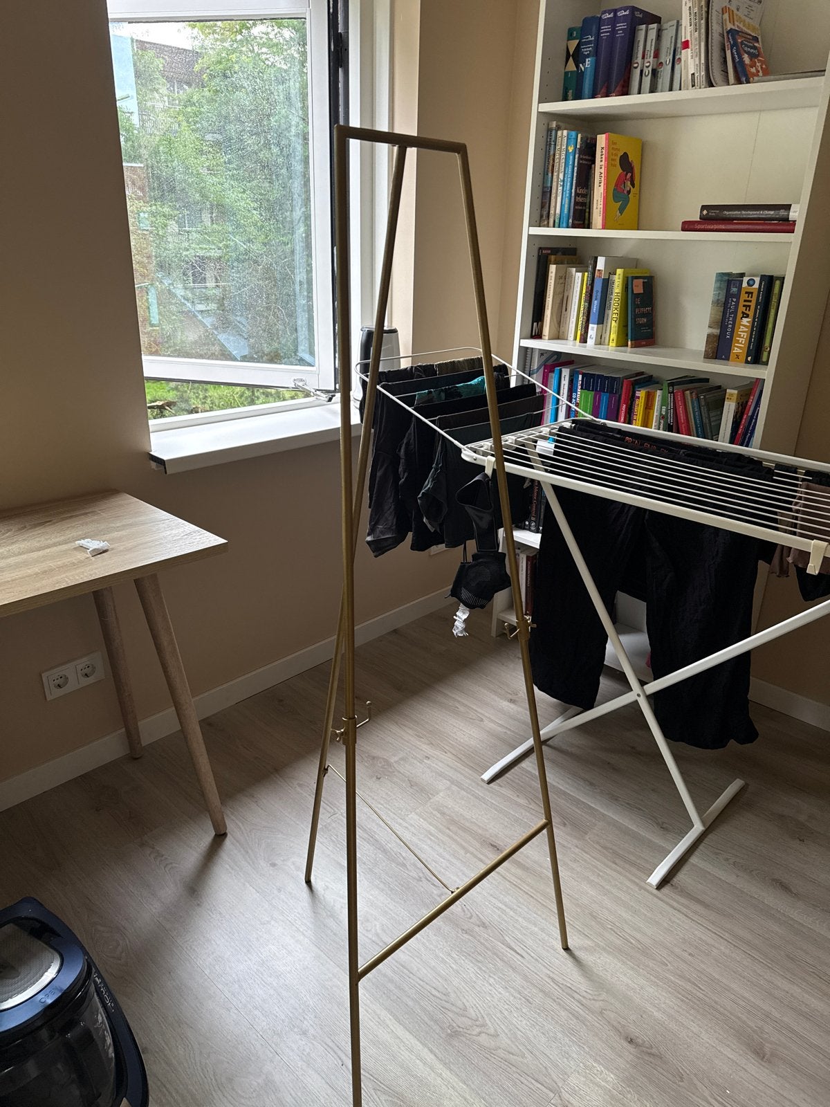 Gouden schildersezel / display standaard, Ophalen, Gebruikt