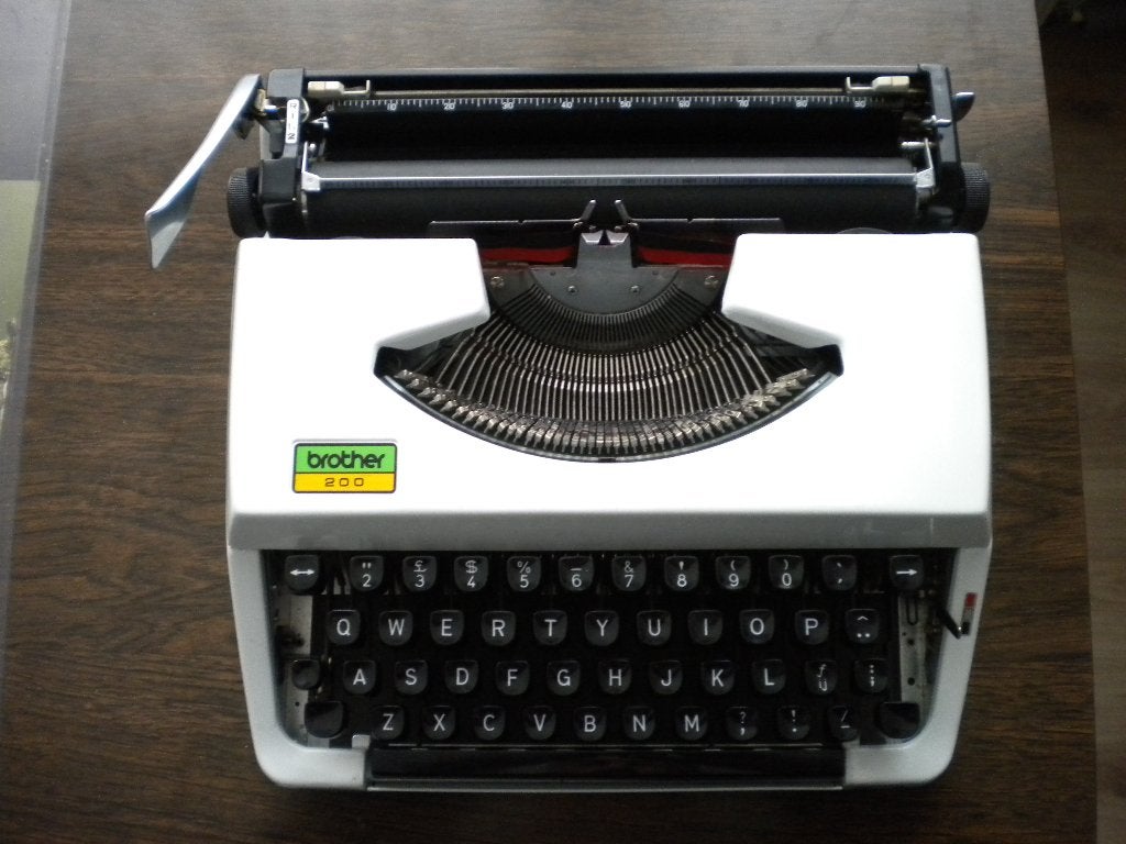 Vintage Brother 200 schrijfmachine, Ophalen of Verzenden, Gebruikt