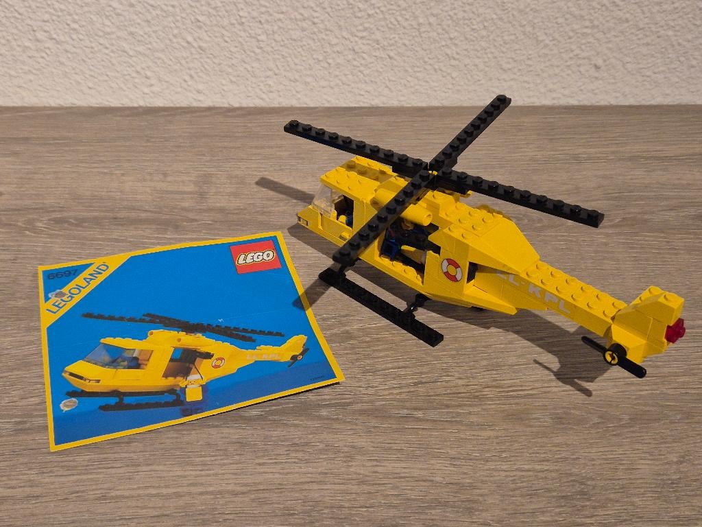Lego: ReddingsHelicopter (set 6697), Gebruikt, Overige thema's, Lego, Ophalen of Verzenden