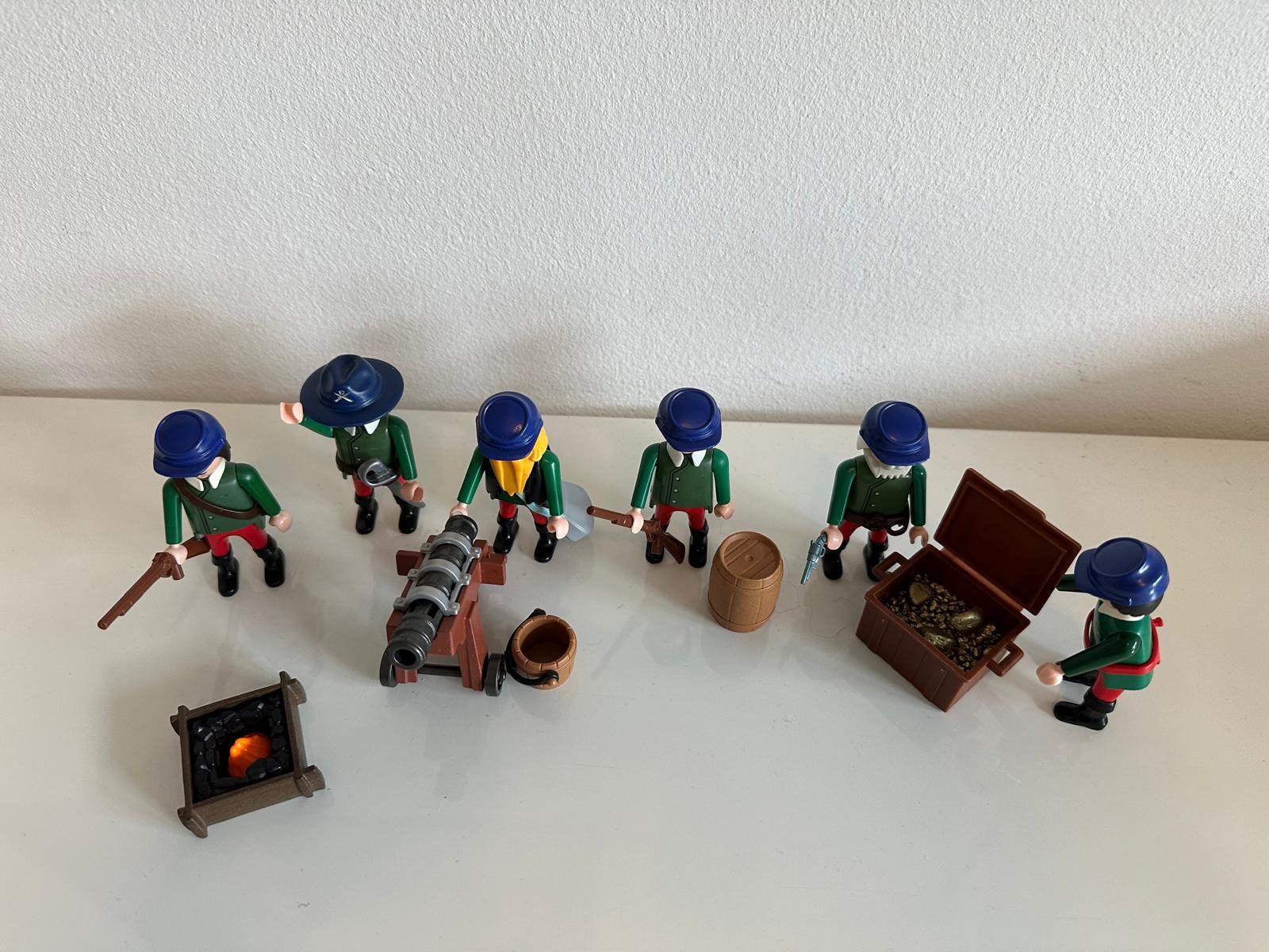 Playmobil M noordelijken met kanon en kist, Ophalen of Verzenden, Zo goed als nieuw