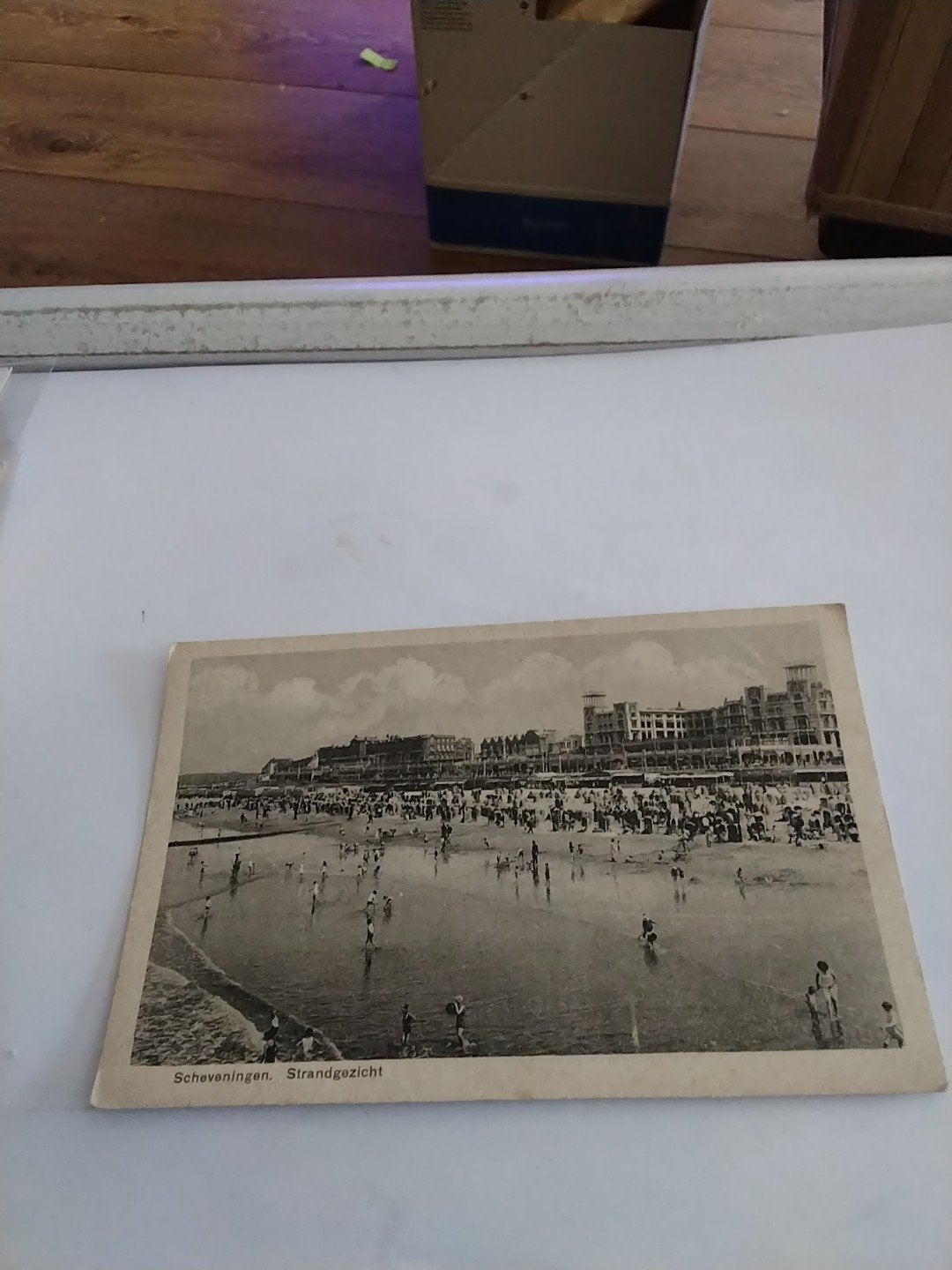 Oude Ansichtkaart Scheveningen Strandgezicht, Verzamelen, Ophalen of Verzenden, Voor 1920, Gelopen, Zuid-Holland