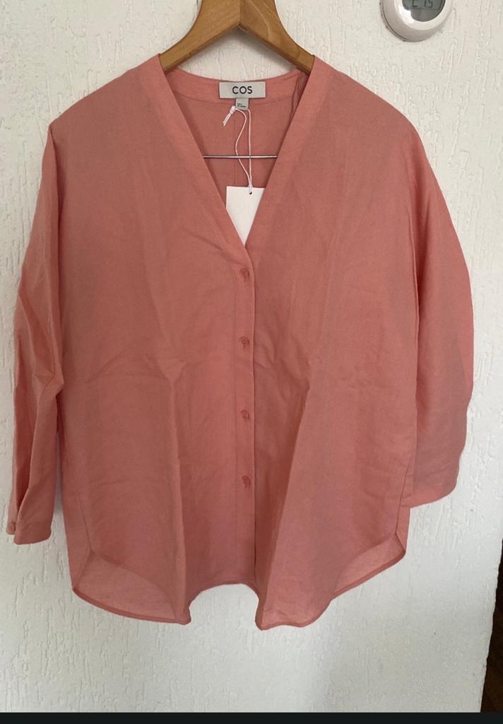 Nieuwe COS Blouse - Maat S - Koraalroze, Ophalen of Verzenden, Nieuw, Maat 36 (S), Roze