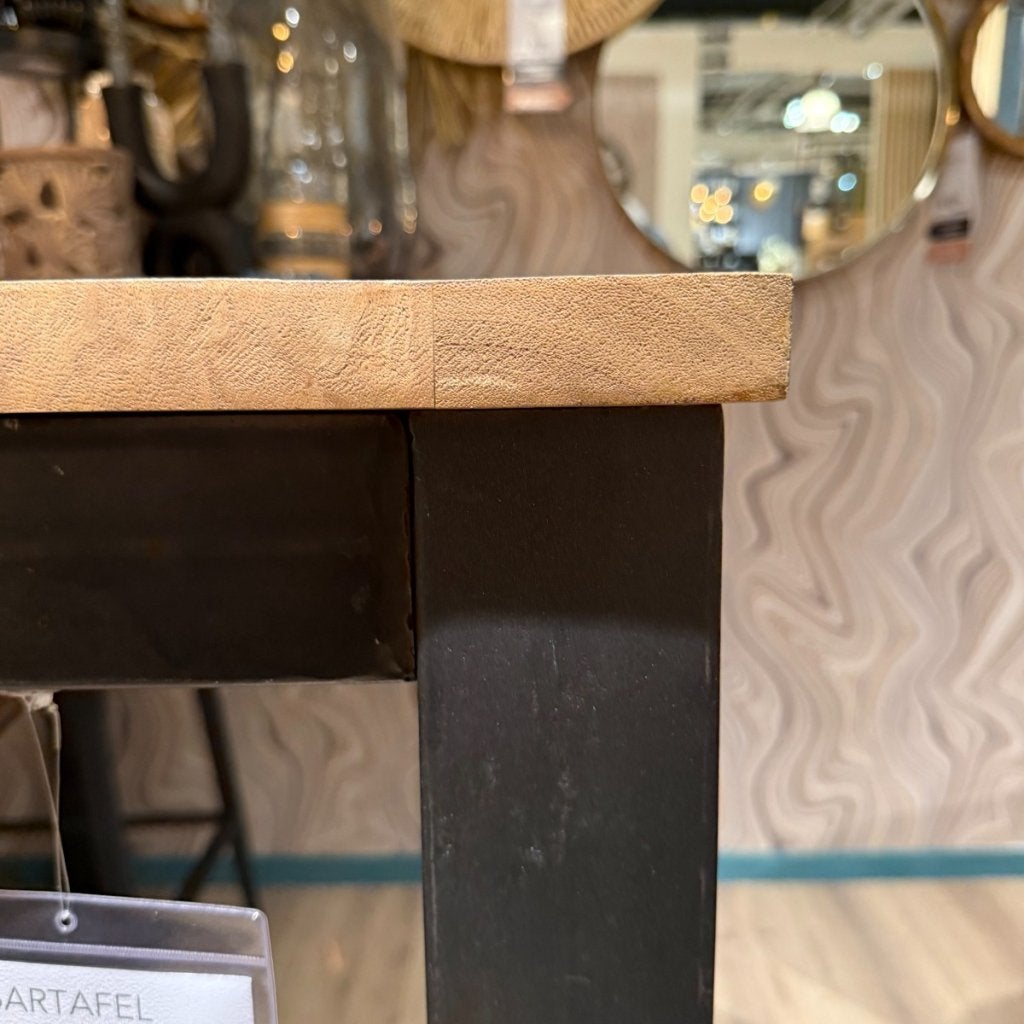 Mesola Bartafel 140x80 Mangohout Natural - Pronto Wonen, Niet ingevuld, Niet ingevuld, Niet ingevuld