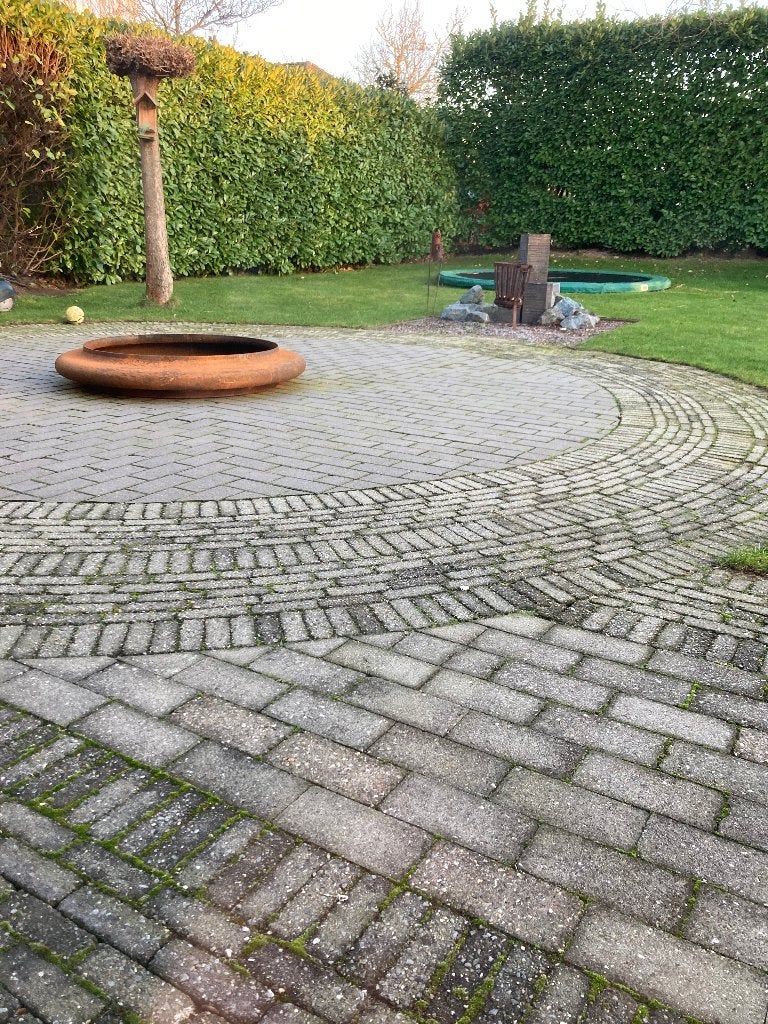 Bloembak Cortenstaal 110 cm en 130 cm doorsnede, Ophalen, Minder dan 30 cm, 100 cm of meer, Rond