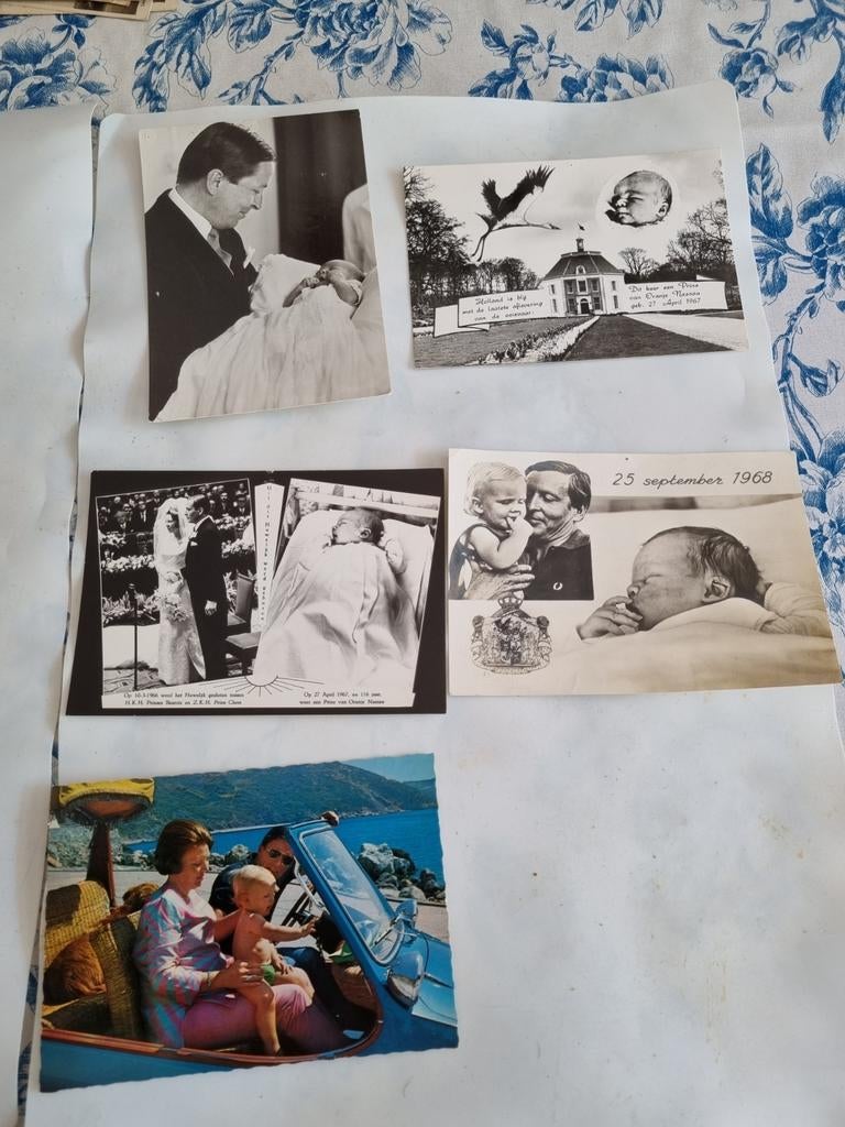 Foto's Koninklijke Familie - Geboorte foto Willem Alexander, Verzamelen, Foto's en Prenten, 1960 tot 1980, Gebruikt, Foto, Ophalen of Verzenden