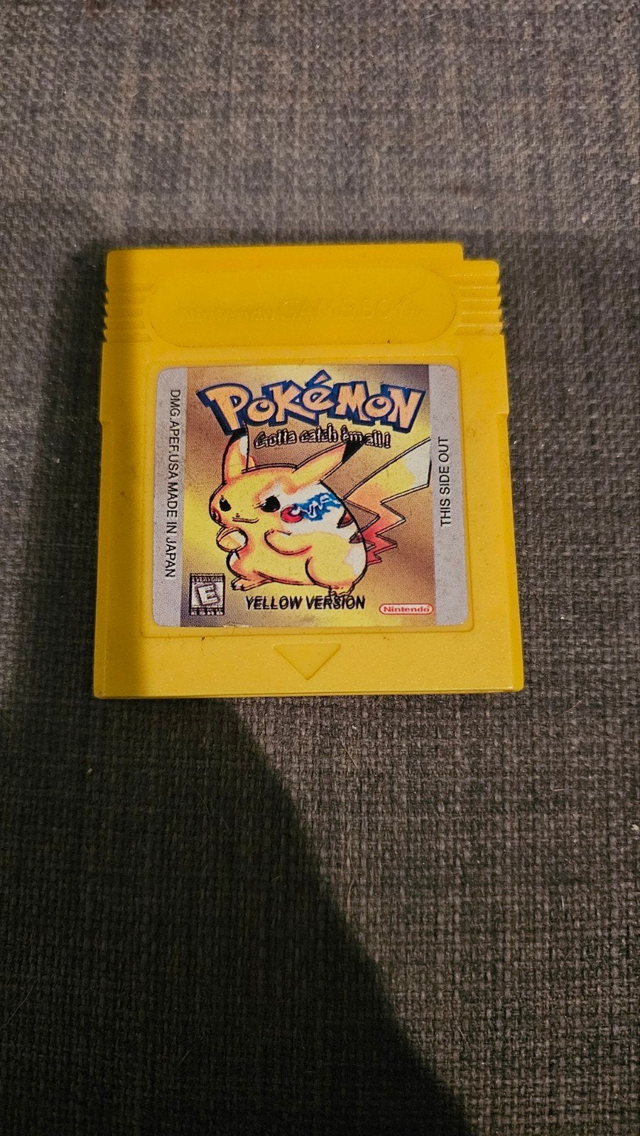 Pokémon Yellow Version - Game Boy Color, Spelcomputers en Games, Gebruikt, 1 speler, Ophalen of Verzenden, Role Playing Game (Rpg)