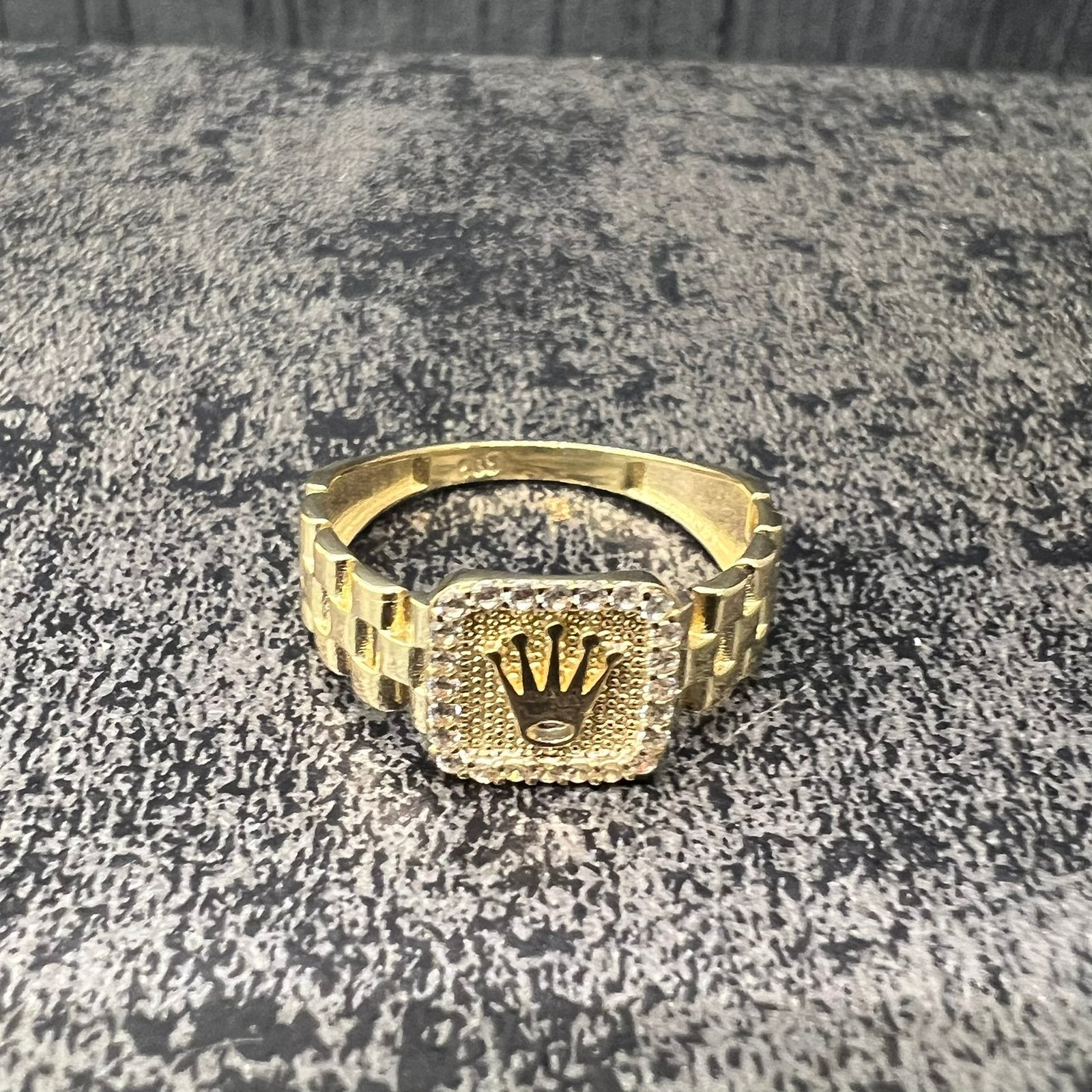 14 karaat gouden ring rolex model nieuw, Ophalen of Verzenden, Nieuw, Goud, Dame of Heer