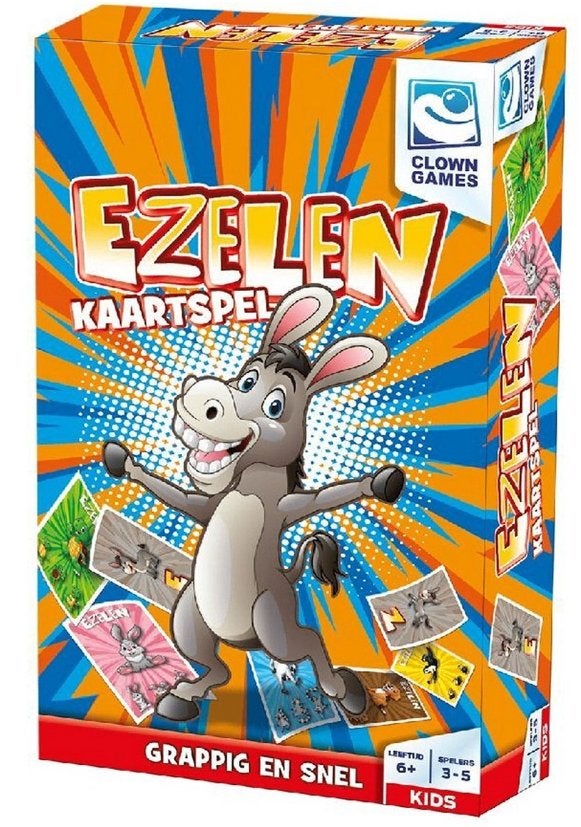 Ezelen - Kaartspel - Clown Games - Nieuw -, Ophalen of Verzenden, Nieuw, Clown Games