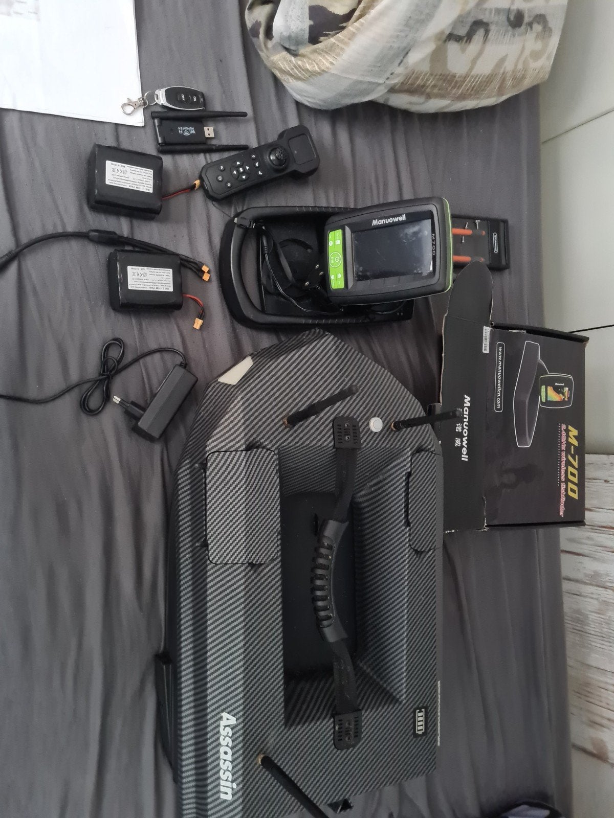 voerboot met GPS en dieptemeter fishfinder, Telecommunicatie, Portofoons en Walkie-talkies, Ophalen of Verzenden