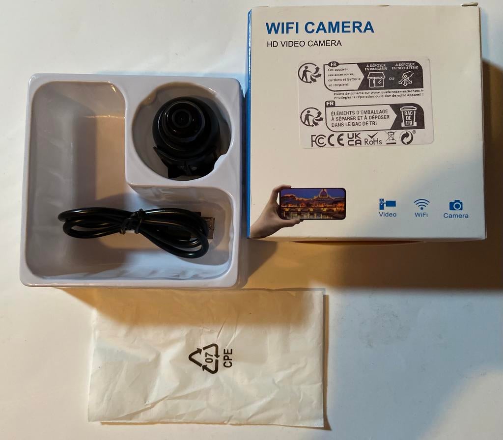 Mini wifi camera, Ophalen of Verzenden, Nieuw, Overige merken