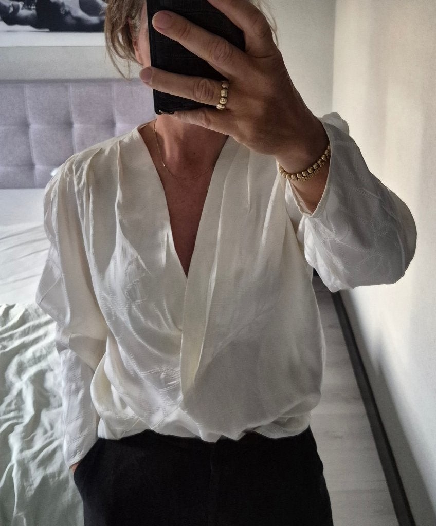 Super leuke blouse van Josh V, maat XL, Wit, Maat 46/48 (XL) of groter, Nieuw, Ophalen of Verzenden