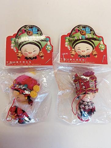 2 Chinese (geluks) popjes / gelukspoppetjes, Ophalen of Verzenden, Nieuw