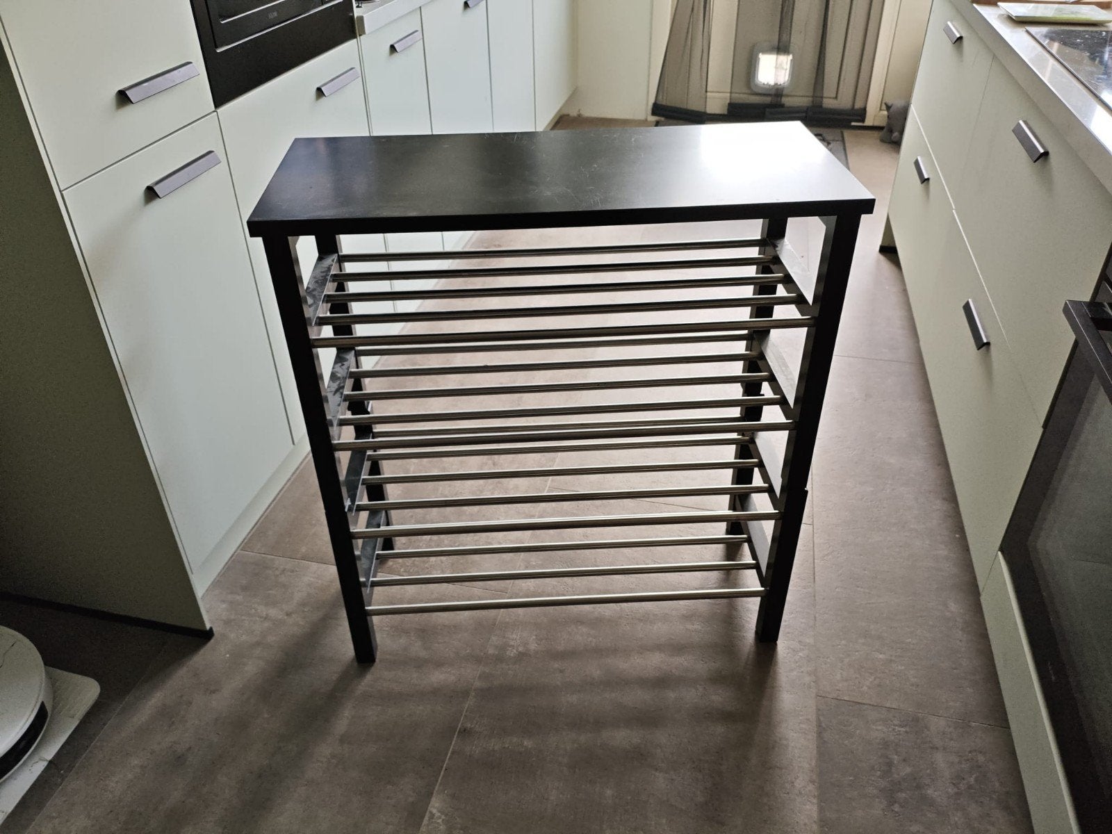 IKEA Tjusig schoenenrek 80 cm, stapelbaar, Huis en Inrichting, Ophalen, Gebruikt