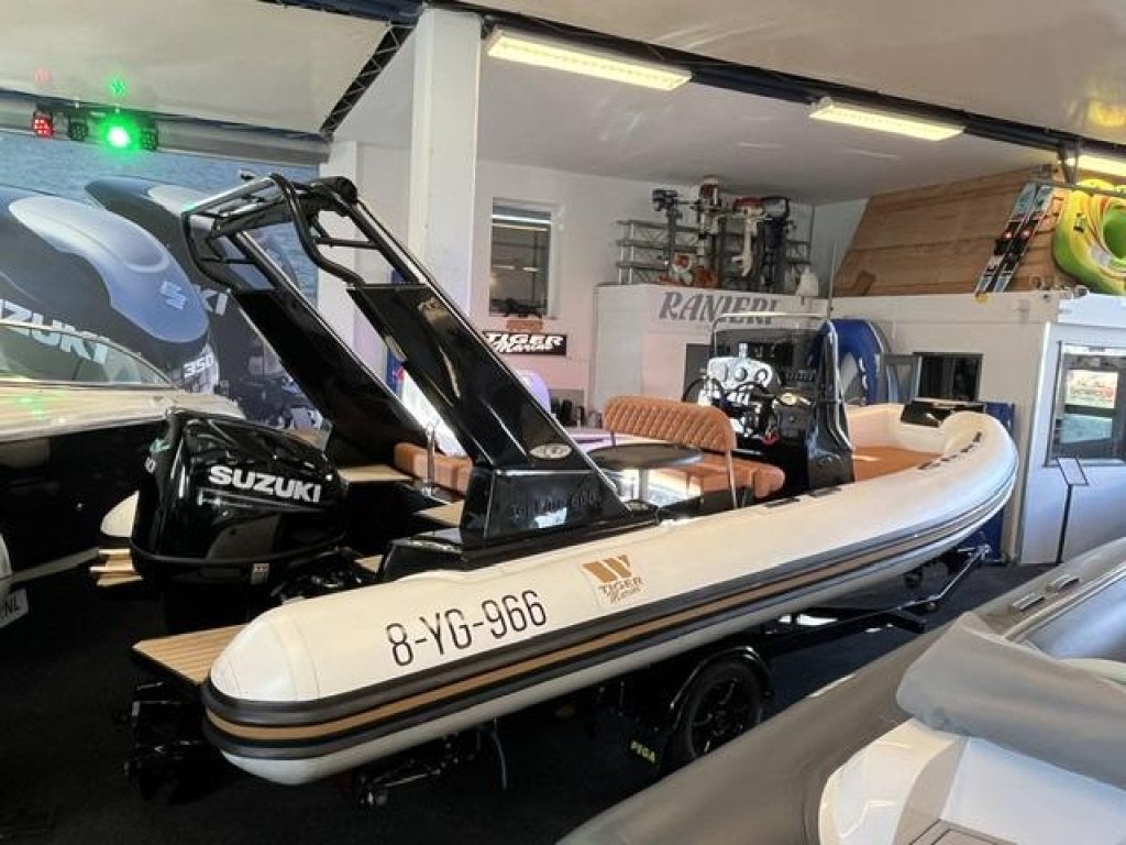 Tiger Marine Topline 600 Hypalon 140 pk suzuki pega trailer, Watersport en Boten, 3 m, 140 pk, Tiger Marine, Benzine
