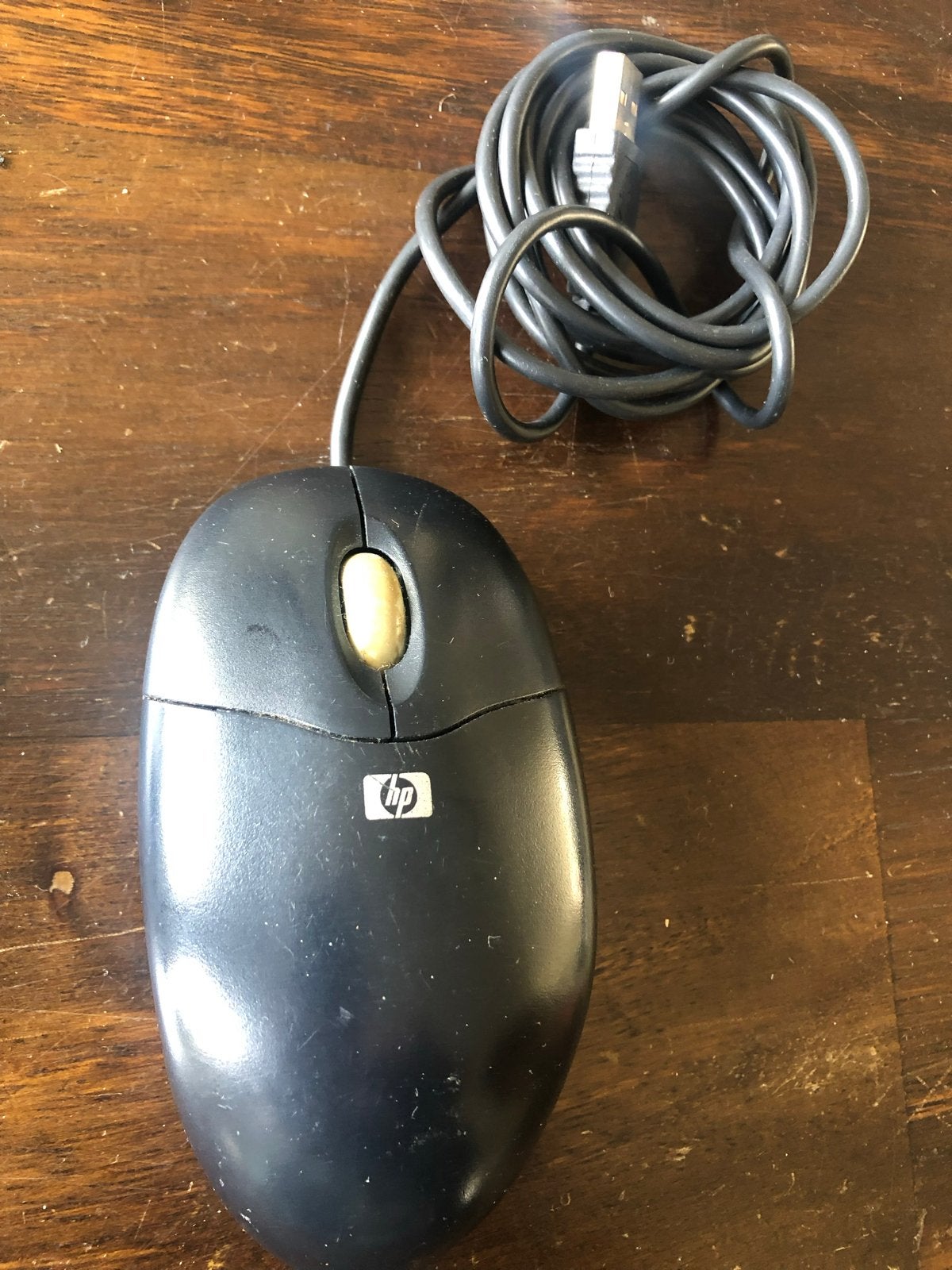 HP Bedrade Muis - Gebruikt, Computers en Software, Muizen, Ophalen of Verzenden, Gebruikt, Bedraad, Muis