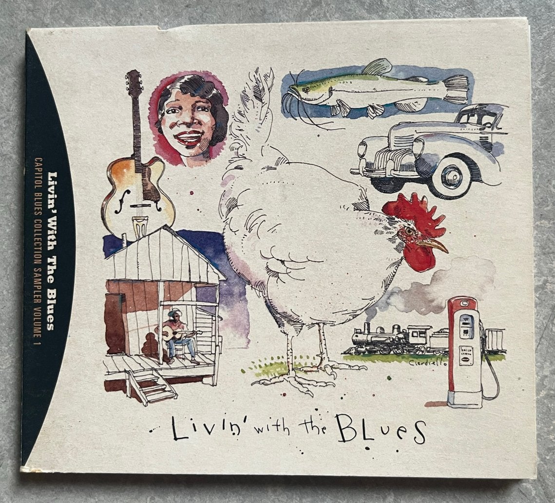 Livin' With The Blues - Capitol Blues Collection Vol. 1 (cd), Inclusief doosje, Ophalen of Verzenden, Zo goed als nieuw, Verzamelalbum