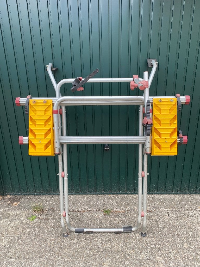 Fiamma Carrybike achterklep drager voor T5, Auto diversen, Fietsendragers, Ophalen, 2 fietsen, Gebruikt, Achterklepdrager
