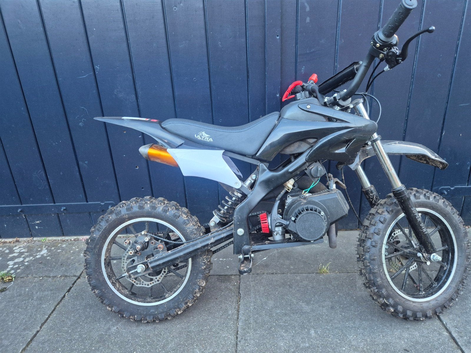 Zwarte Pitbike - Zo goed als nieuw, Onbekend, Ophalen of Verzenden, Schijfrem, Pitbike