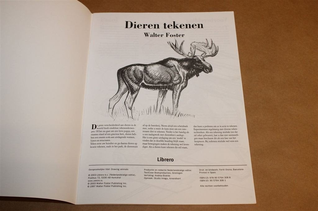 Dieren Tekenen — Walter Foster, Tekenhandleiding, Ophalen of Verzenden, Gelezen, Tekenen en Schilderen