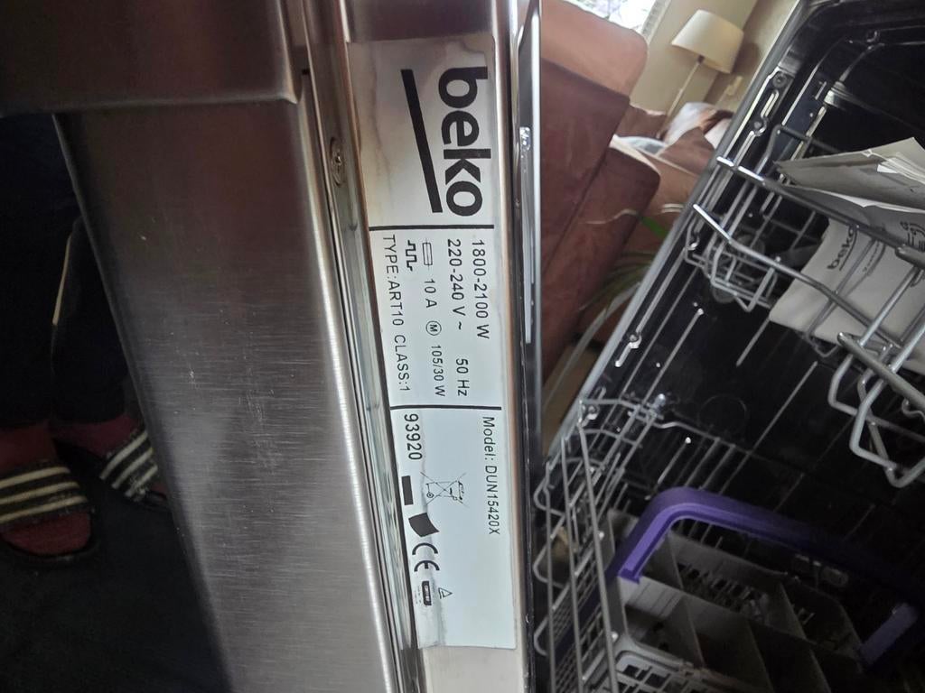 Beko DUN15420X Vaatwasser, Witgoed en Apparatuur, Vaatwasmachines, Ophalen, 45 tot 60 cm, 85 tot 90 cm