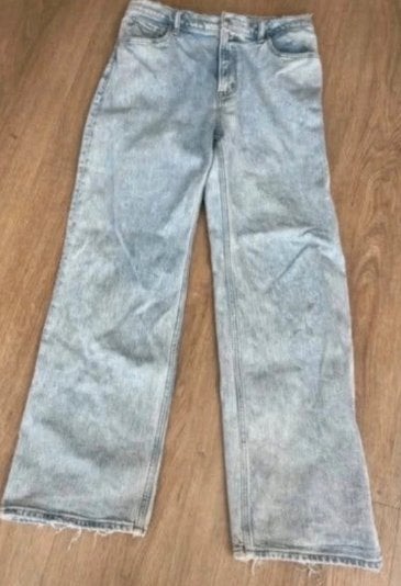 Abercrombie & Fitch '90s Relaxed High Rise Jeans W28, Blauw, Ophalen of Verzenden, Zo goed als nieuw, W28 - W29 (confectie 36)