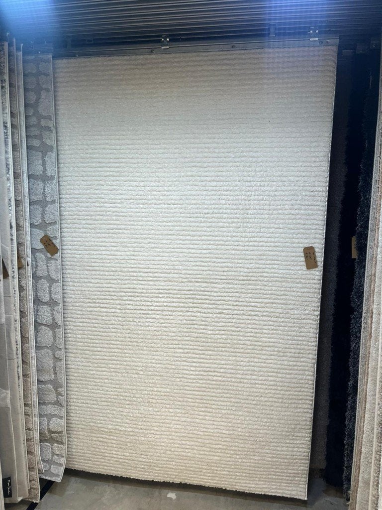 Vloerkleed zacht laagpolig 160x230cm wit