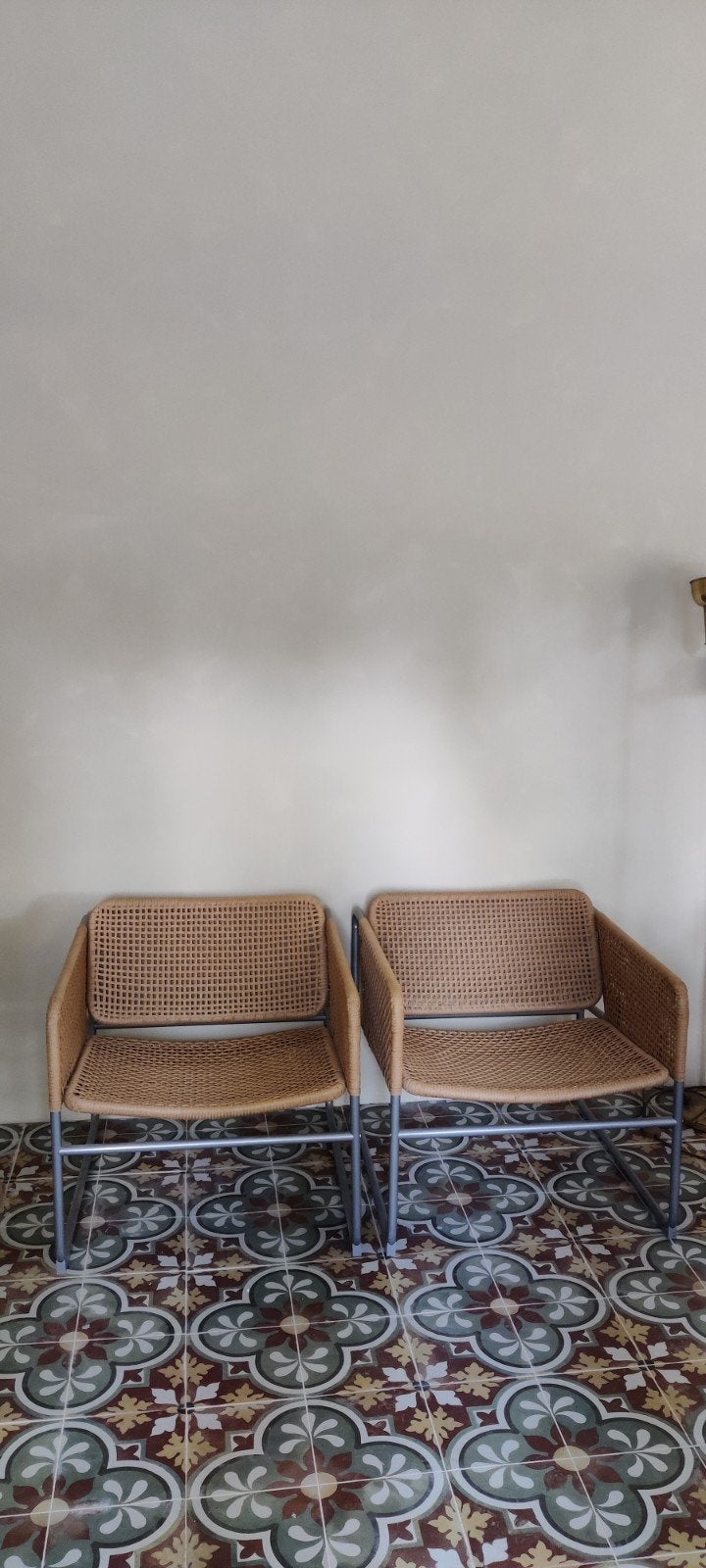 Piet Hein Eek stoelen van Ikea, 2x nieuwstaat, Ophalen, Bohemian, Modern, Natuurlijk, Gebruikt, Twee