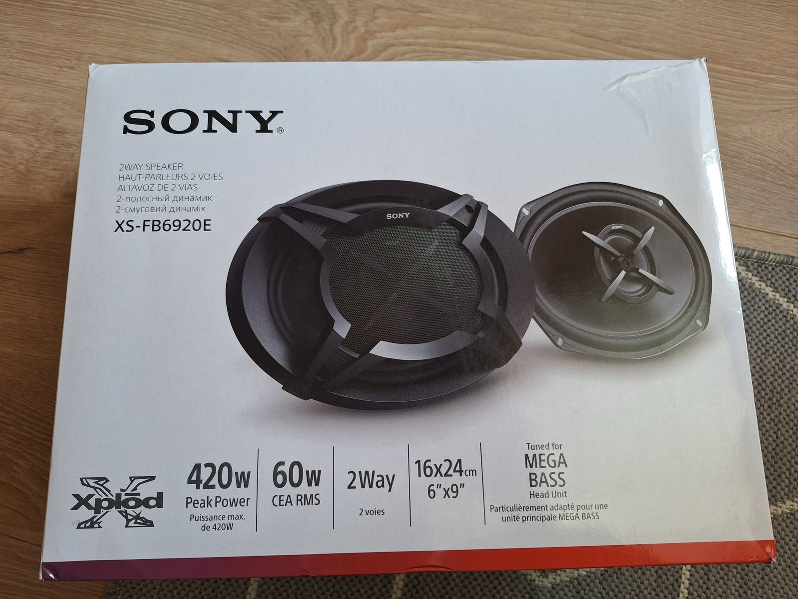 Sony XS-FB6920E autospeakers, Auto diversen, Ophalen of Verzenden, Zo goed als nieuw