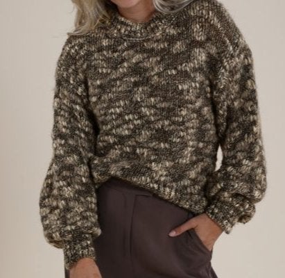 Wolmix Trui van het merk Nukus maat XL, Kleding | Dames, Bruin, Maat 42/44 (L), Nieuw, Ophalen of Verzenden