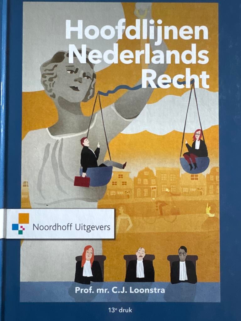 Hoofdlijnen Nederlands Recht - 13e druk, Verzenden, Gamma, Zo goed als nieuw, HBO