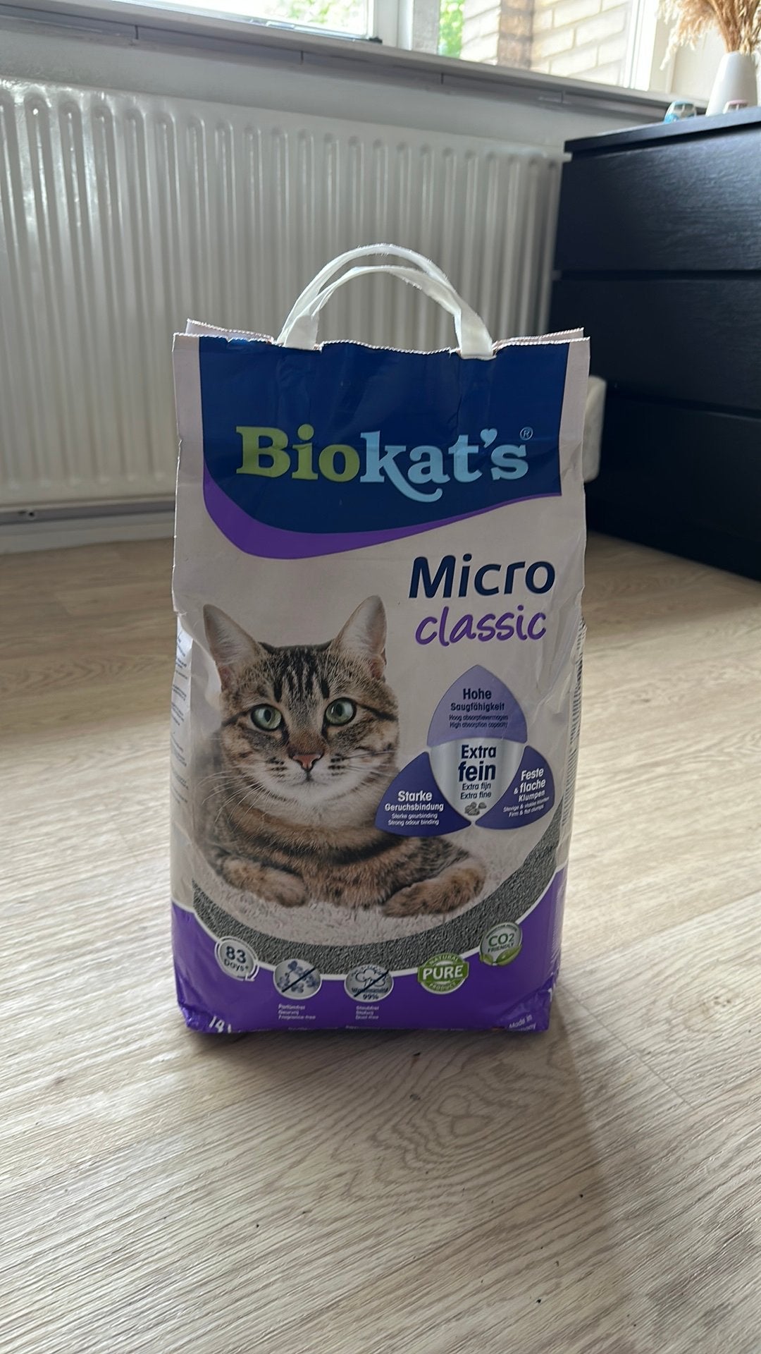 Kattengrit biokat’s micro classing kattenbak vulling, Dieren en Toebehoren, Ophalen, Nieuw