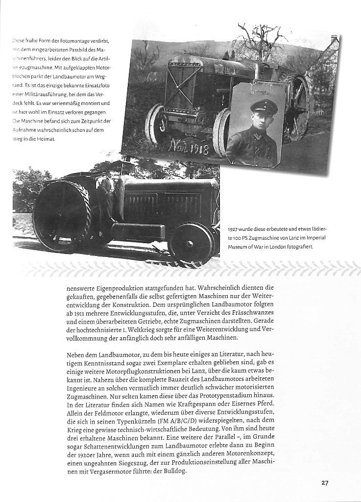 Lanz Bulldog - Bilder aus vergangenen Zeiten, Verzenden, Nieuw, Norman Poschwatta, Tractor en Landbouw