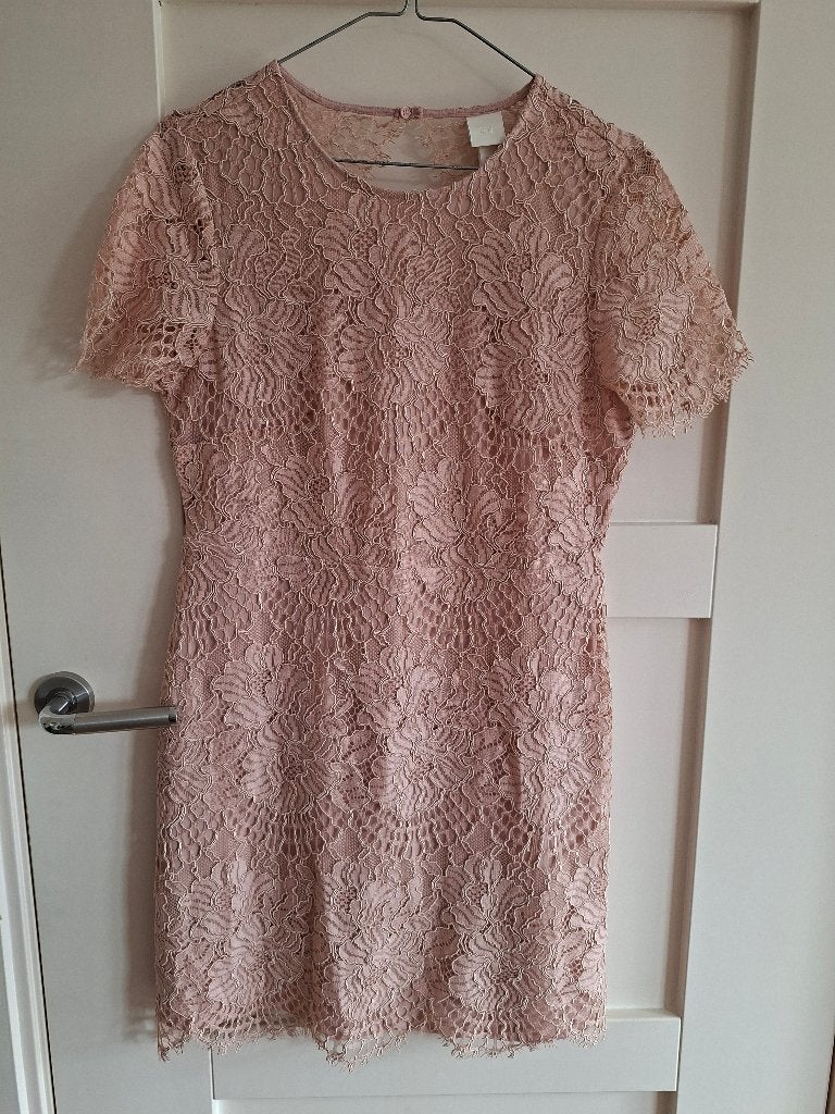 Prachtige cocktail juk. Kant. H&M. Oud roze. Gevoerd. Mt 40., Maat 38/40 (M), H&M, Ophalen of Verzenden, Zo goed als nieuw