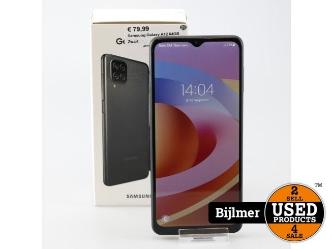 Samsung Galaxy A12 64GB Zwart, Samsung, Zo goed als nieuw, Support@Samsung.com, 129, Samsung-ro, Yeongtong-gu
Suwon-si, Gyeonggi-do 16677
South Korea
