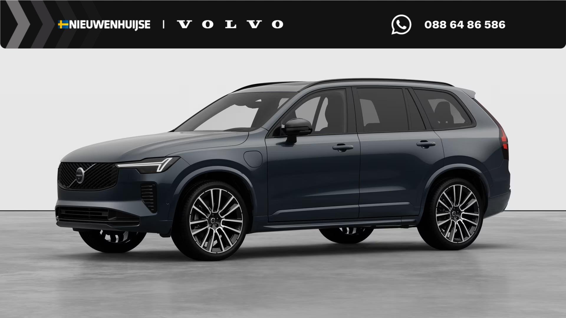 Volvo XC90 2.0 T8 Plug-in hybrid AWD Ultra Dark Exec. Ed. |, 12 maanden, Gebruikt, Blauw, Vierwielaandrijving