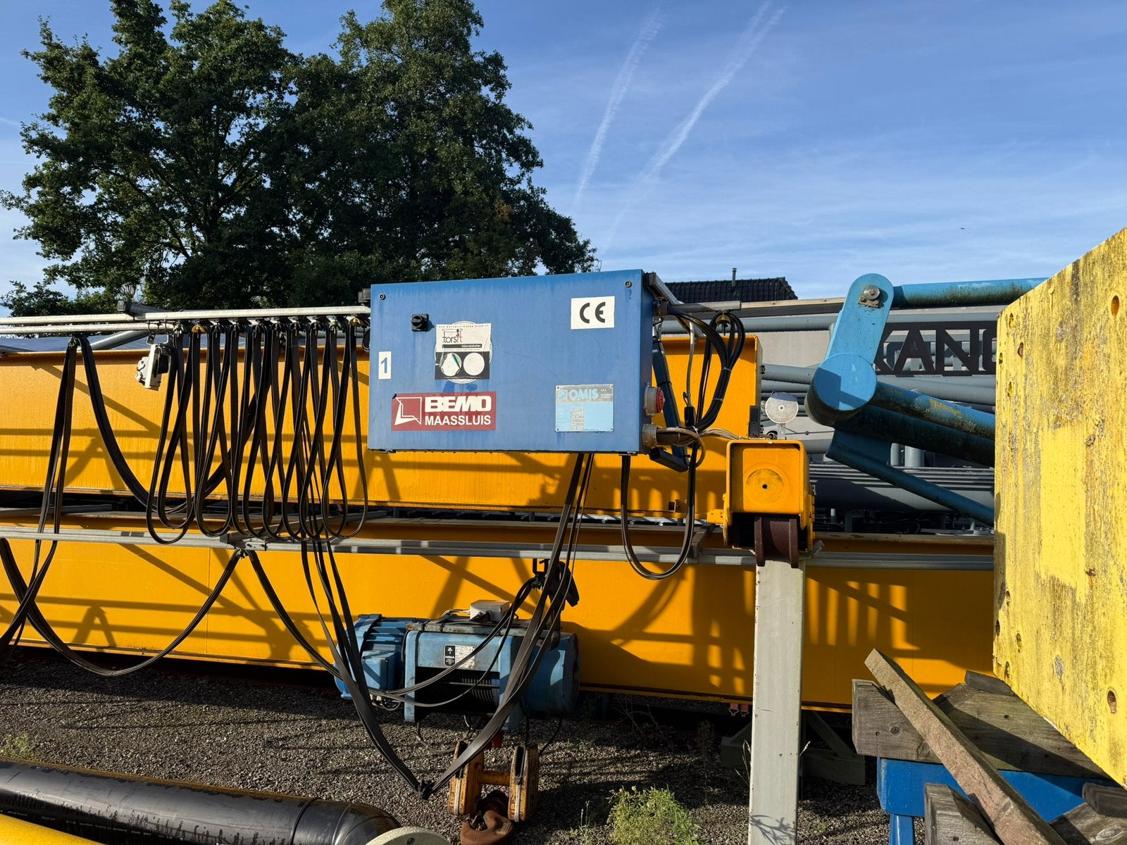 2 stuks enkelligger 10 tons BEMO bovenloop kranen. 17,605, Ophalen of Verzenden, -, -, -