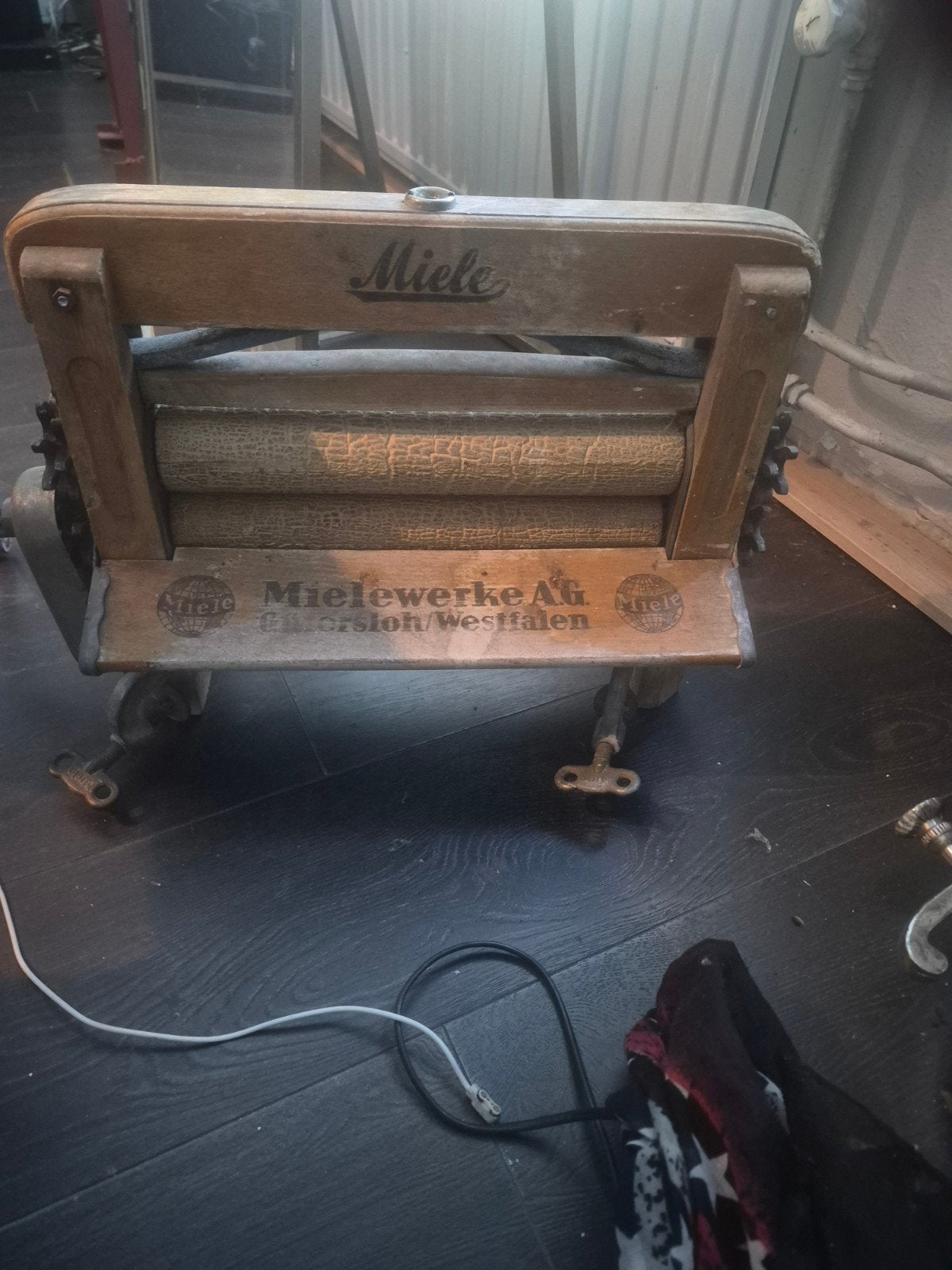 Antieke Miele Wringer - Handbediend, Ophalen
