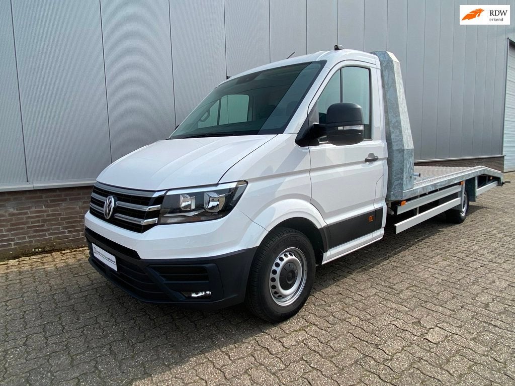 Volkswagen Crafter Oprijwagen 2.0 TDI 177PK TACHOGRAAF Autom, Auto's, Bestelauto's, Stof, Gebruikt, 4 cilinders, Volkswagen