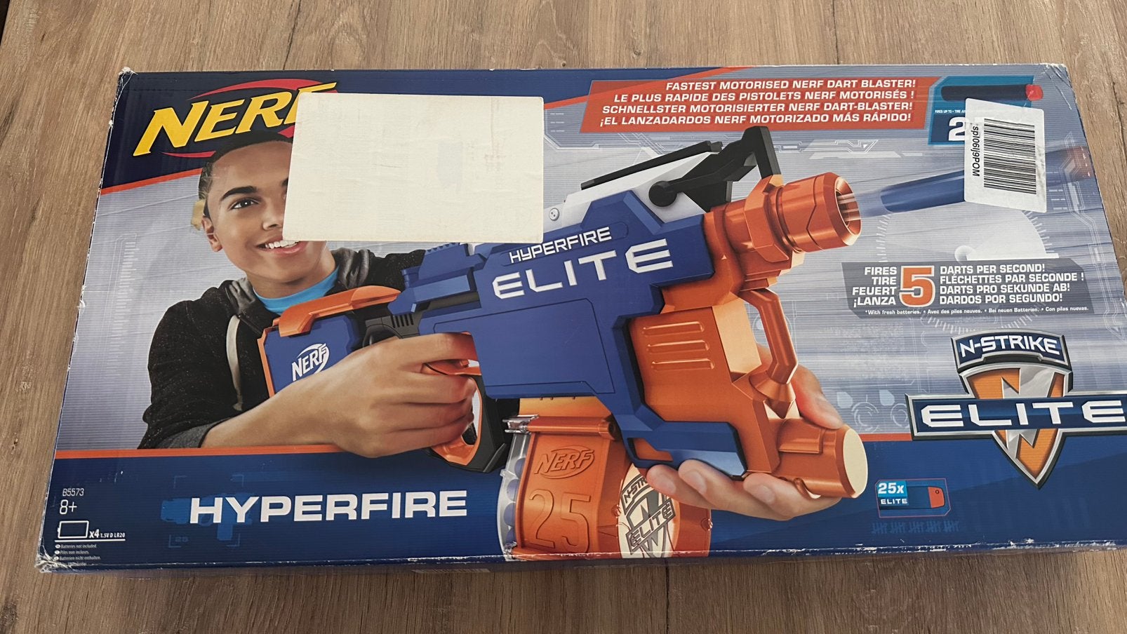 Nerf N-Strike Elite HyperFire,, Ophalen of Verzenden, Gebruikt