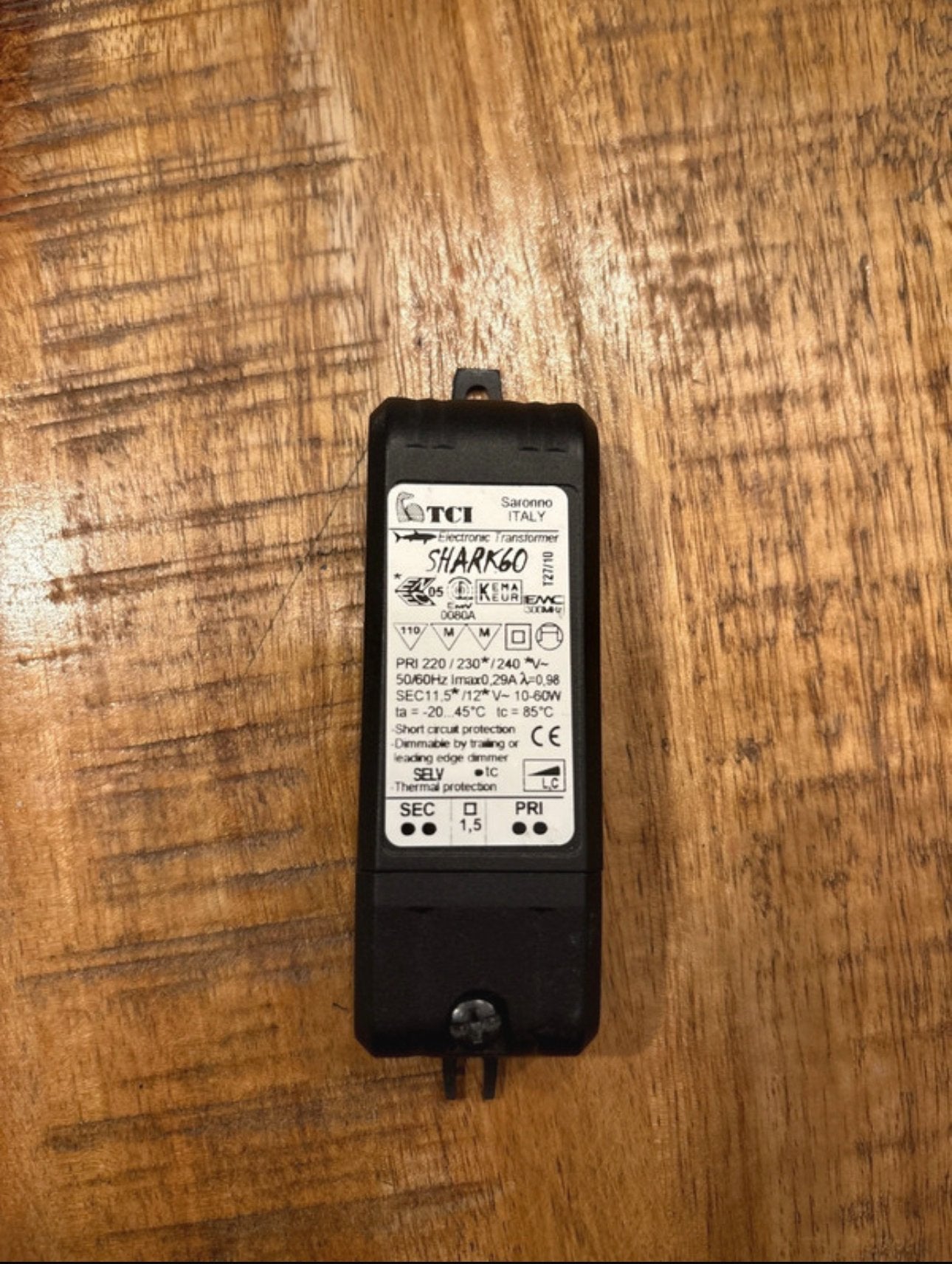 TCI Shark 60 Elektronische Transformator 12V 10-60W, Ophalen of Verzenden, Nieuw, Overige merken, Overige typen