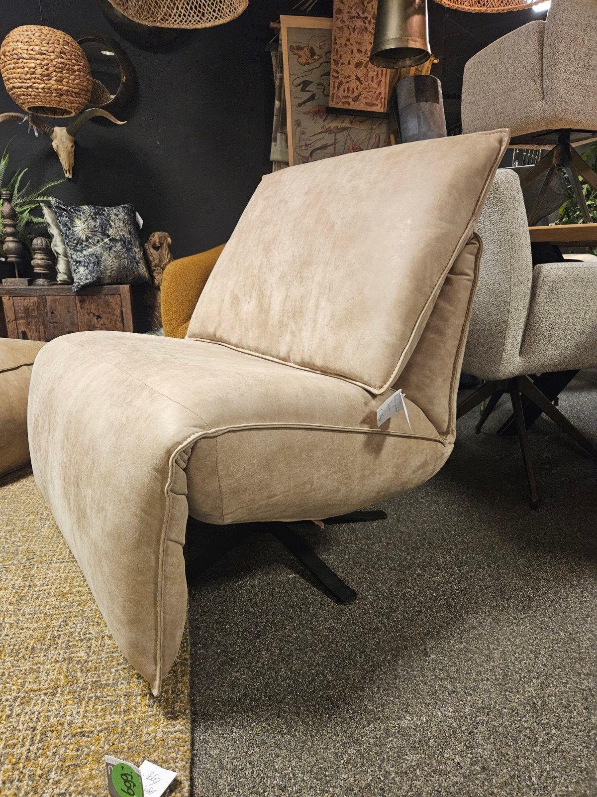 relaxfauteuil SASCHA chill-line, Ophalen of Verzenden, Nieuw, Stof