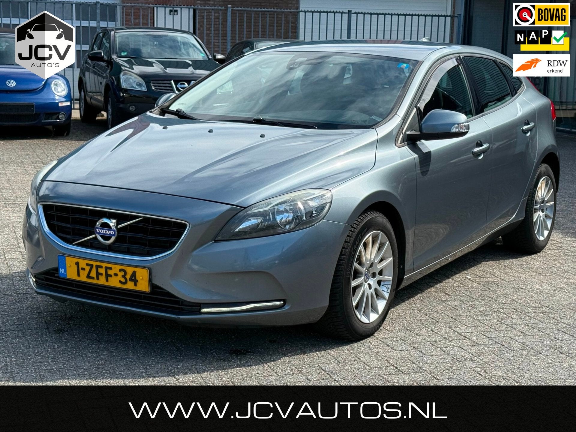 Volvo V40 2.0 D4 Kinetic Business INRUILKOOPJE!, Voorwielaandrijving, Euro 5, Stof, Gebruikt